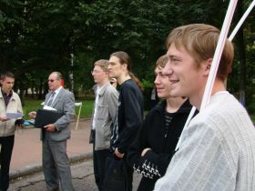 Активисты пензенского Левого фронта, фото Виктора Надеждина, Каспаров.Ru