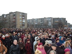 Митинг в Черняховске. Фото с сайта http://kysss.livejournal.com/64036.html