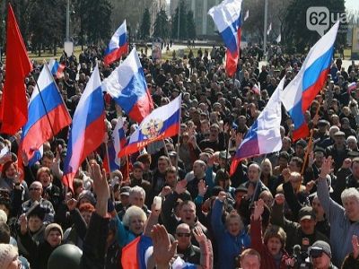 Митинг за Новороссию - Донецк