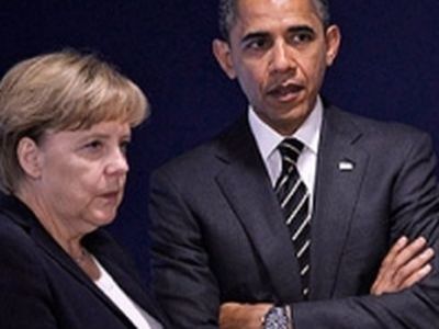 Обама, Меркель. Фото: dni.ru
