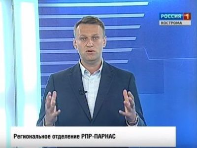 Алексей Навальный на теледебатах. Фото: twitter.com/navalny