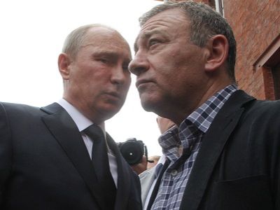 Путин и Аркадий Ротенберг. Фото: novoteka.ru