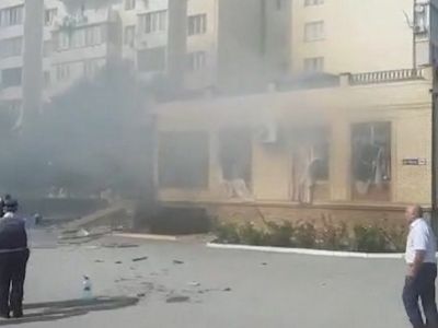 Взрыв в банкетном зале в Махачкале. Фото: bun.com.ua