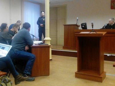 Суд над Навальным и Офицеровым. Фото: Лиза Охайзина, Каспаров.Ru