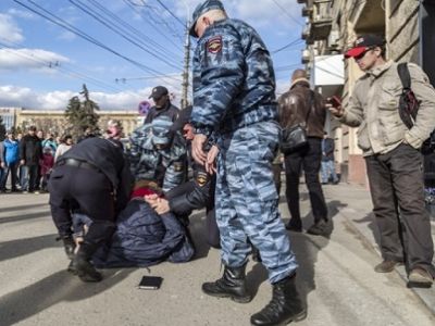 Задержание на митингах. Фото: rsute.ru