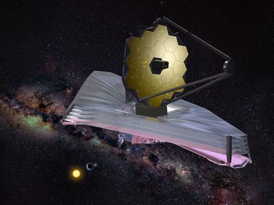 Космический  телескоп "Джеймс Уэбб". Иллюстрация: habr.com
