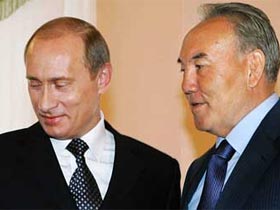 В.Путин и Н.Назарбаев. Фото с сайта liter.kz (с)