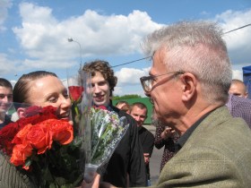 Елена Боровская, Алескей Макаров и Эдуард Лимонов. Фото Анастасия Пустарнакова/Собкор®ru.