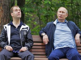 Медведев и Путин. Изображение с сайта http: //www.epochtimes.ru