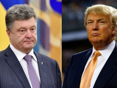 Президент Украины Петр Порошенко и президент США Дональд Трамп. Фото: donpress.com