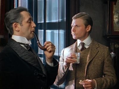 Шерлок Холмс и доктор Ватсон (из советского т/фильма). Скрин: infotop.lv