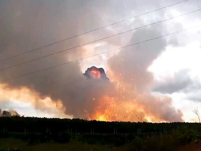 Взрыв в Ачинском районе. Фото: ТАСС