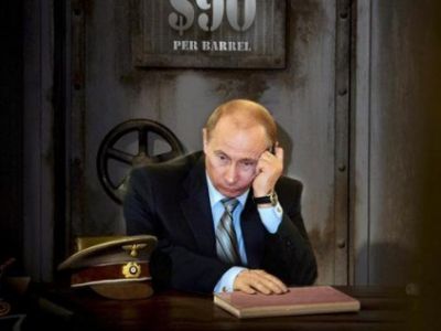 Путин в бункере. Коллаж: yakovenkoigor.blogspot.com