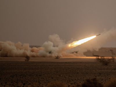Американская высокомобильная ракетно-артиллерийская система оперативно-тактического назначения HIMARS. Фото: Mosa'ab Elshamy / AP