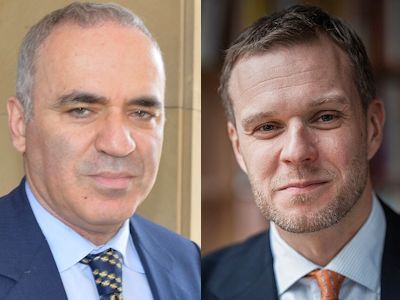 Гарри Каспаров и Габриэлюс Ландсбергис Гарри Каспаров и Габриэлюс Ландсбергис