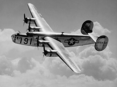 B-24 Liberator – американский тяжёлый бомбардировщик времён Второй мировой войны. Источник: wikimedia.org